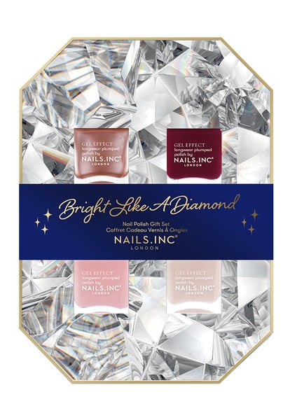 Nails Inc. Bright Like A Diamond 4-Piece Nail Polish Gift Set