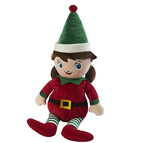 Warmies® CP-ELF-2 Heatable Plush Toy, Green & Red