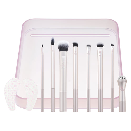 Real Techniques Pink Limited Edition Bright Eyes 10 piece Eye Makeup Brush Set