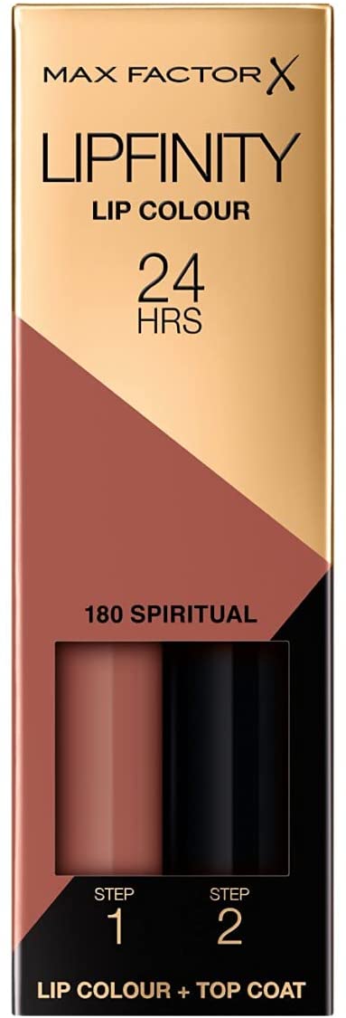 Max Factor Lipfinity Long-Lasting Two Step Lipstick - 180 Spiritual (Brown), 4.2 g