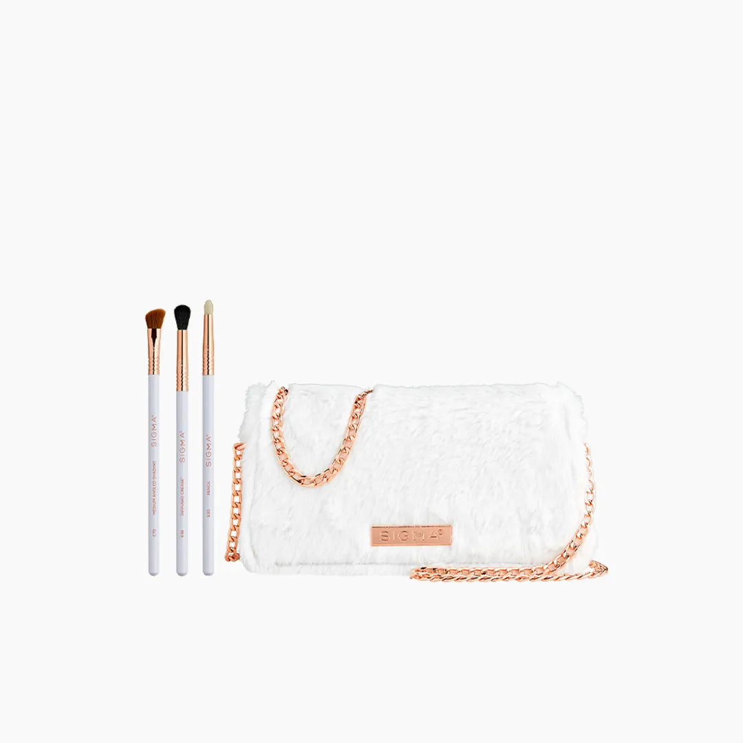 Sigma Beauty Magical Eye Brush Set - 3 Eye Brushes and Beauty Bag