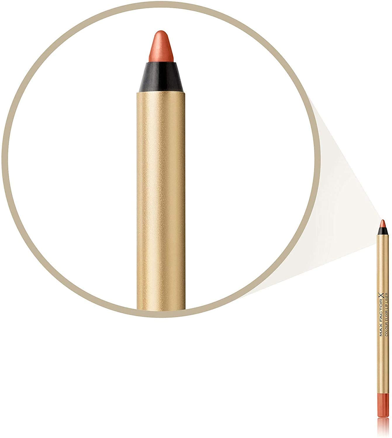 Max Factor Colour Elixir Moisturising Lip Liner, 05 Brown N Nude