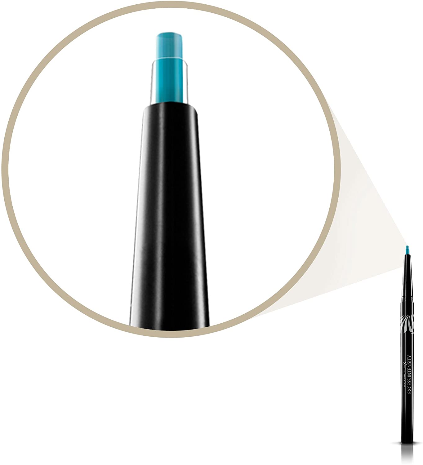 Max Factor Excess Volume Long Wear Eye Liner, Aqua 2