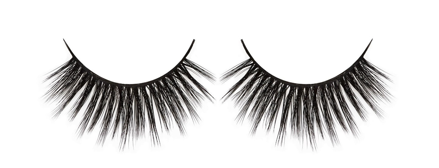  Pair of Ardell Aqua Lash 342 faux lashes featuring multi-length maximum volume fibers & water-activated adhesive band