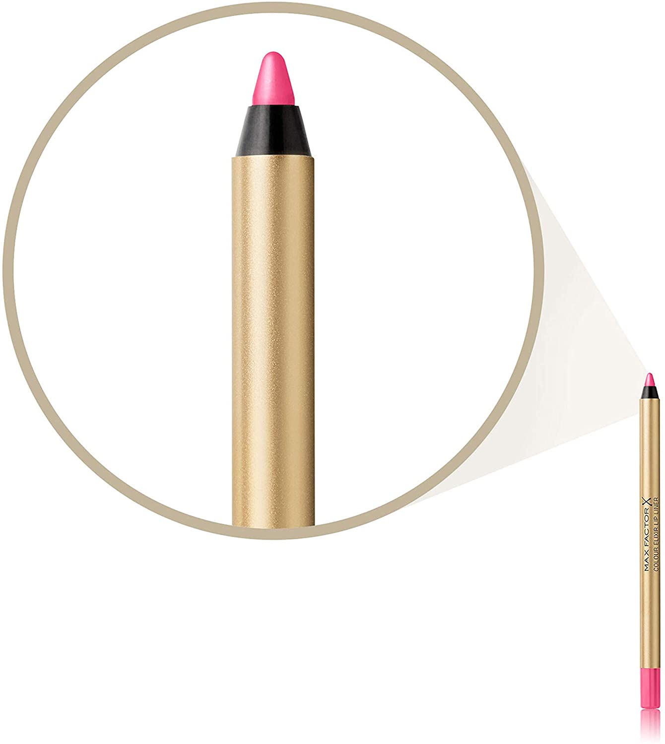 Max Factor Colour Elixir Moisturising Lip Liner, 04 Pink Princess, 1.2 g