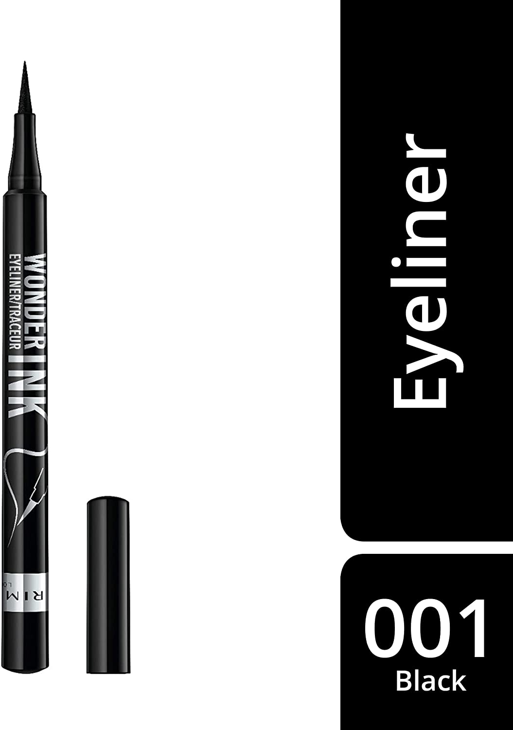 Rimmel Wonder'Ink Liquid Eyeliner, Black 1.2 ml