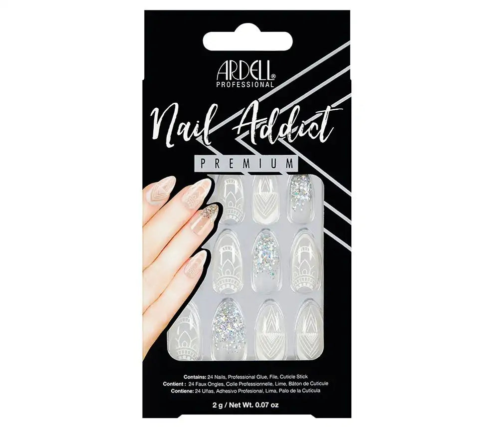 Ardell Nail Addict Premium Nails Glass Deco