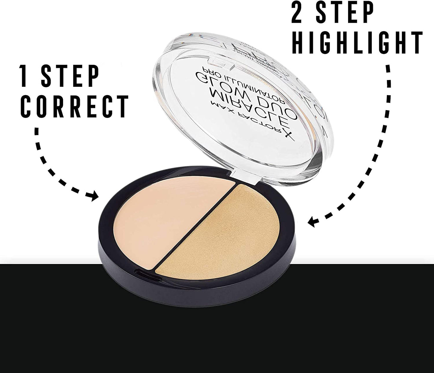 Max Factor - Creamy Highlighter Miracle Glow Duo Pro Illuminator, 10 - Light