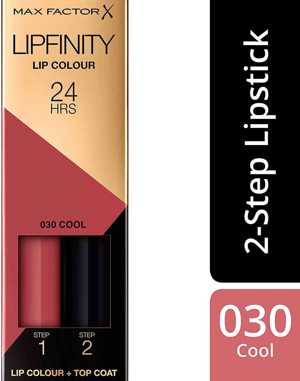 Max Factor Lipfinity Long-Lasting Two Step Lipstick - 30 Cool, 4.2g