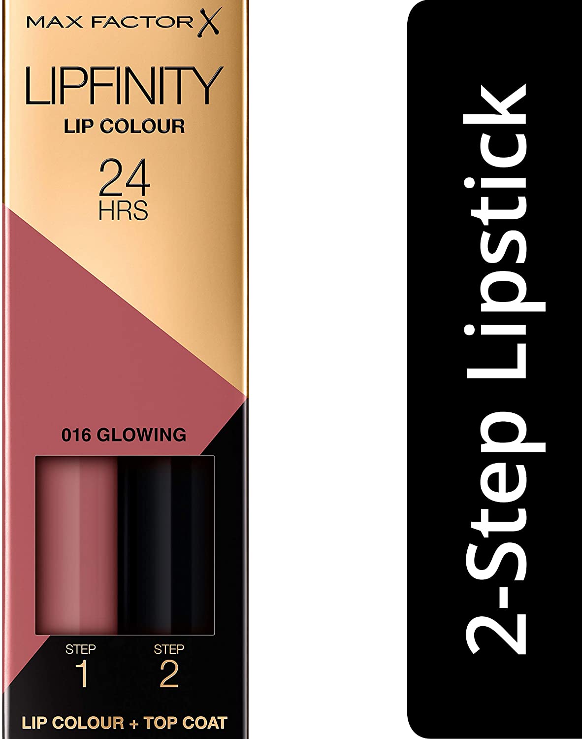 Max Factor Lipfinity Long-Lasting Two Step Lipstick - 016 Glowing Pink, 4.2g