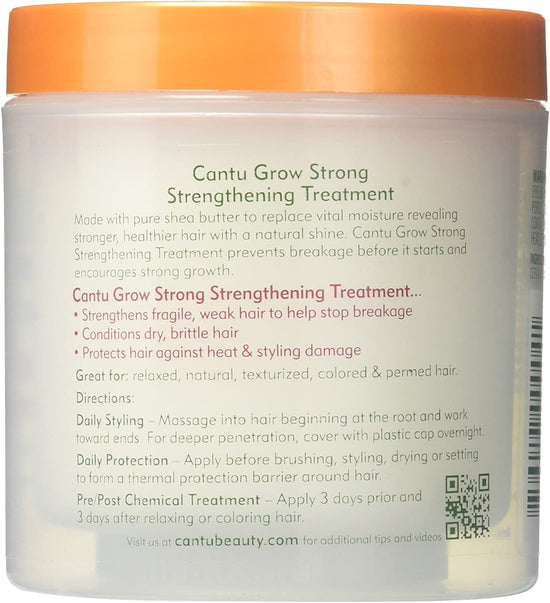 Cantu Shea Butter Grow Strong Strengthening Treatment 6 Ounce (173 ml)