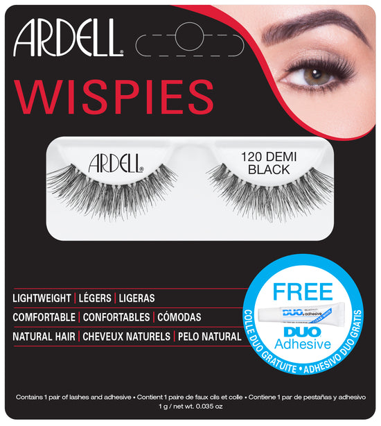 Ardell Lashes Wispies 120 Demi Black