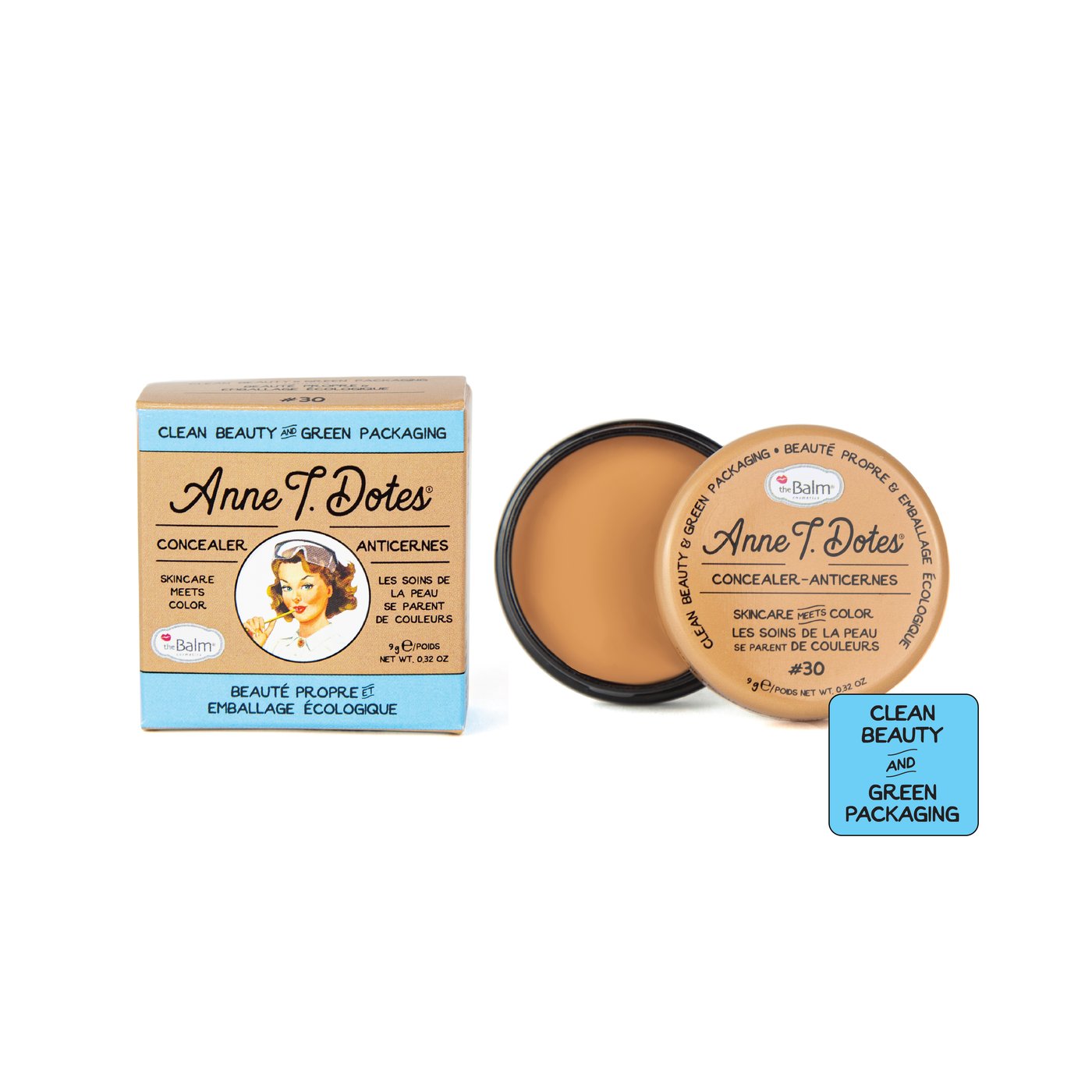 theBalm Cosmetics Anne T. Dotes Concealer, 9g