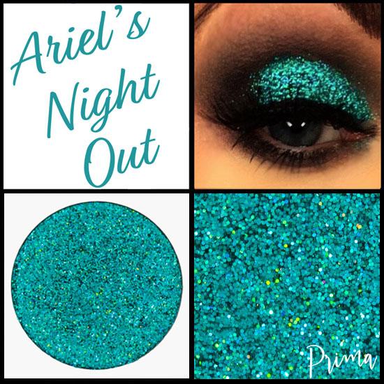 Fusion of Shimmering Blue and Green Glitter, Creating a Misty