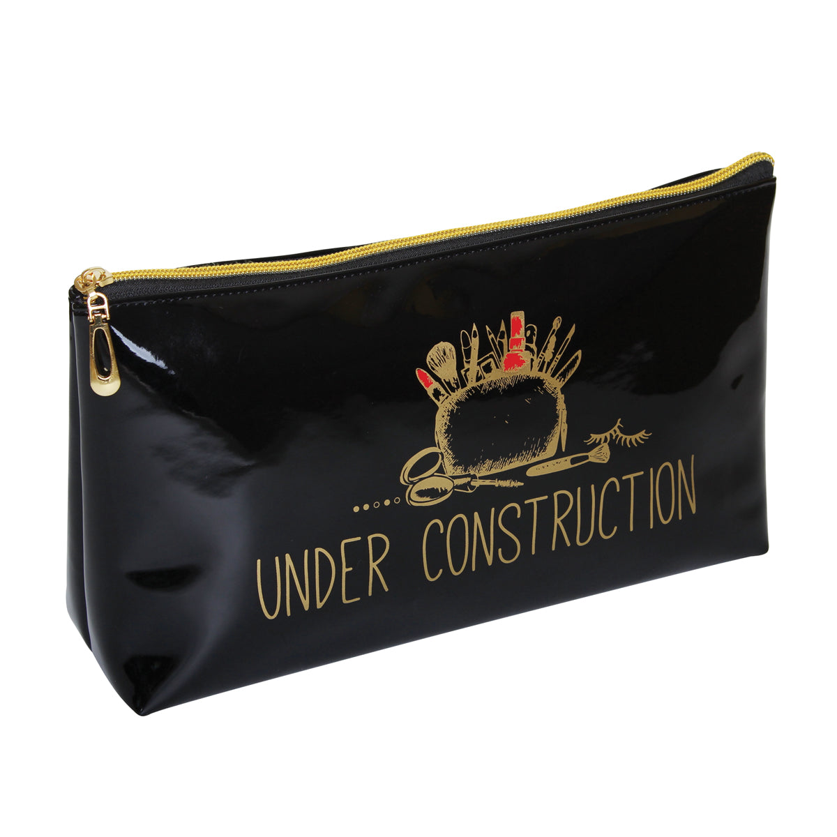 Fancy Metal Goods 'Under Construction' Cosmetic/Toiletry Bag