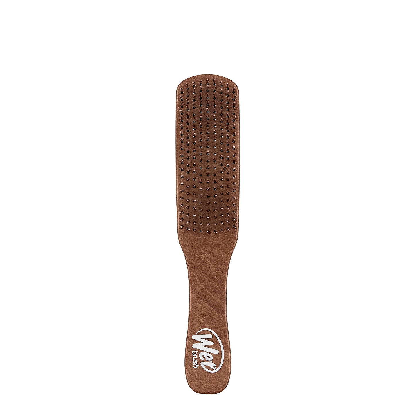 Wet Brush Mens Detangler Brown Leather Hair Brush