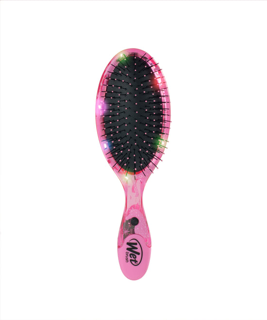 Wet Brush Hair Galaxy Lights Light Up Original Detangler - Pink Unicorn