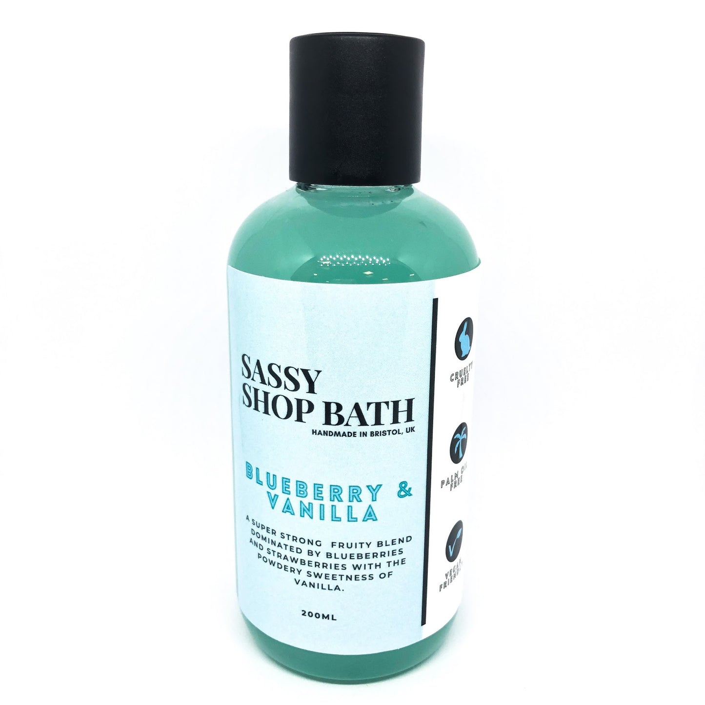 Sassy Shop Bath 3 in 1 Wash - Blueberry and Vanilla, 200ml