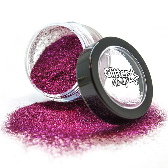 PaintGlow Bio degradable Cosmetic Glitter 4g (Vegan) biodegradable fine Glitter, eco glitter, body glitter, face glitter, works with glitter fix glue, fix gel