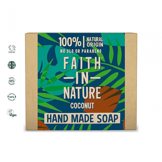 Faith in Nature Hand Made Organic Coconut Soap 100g