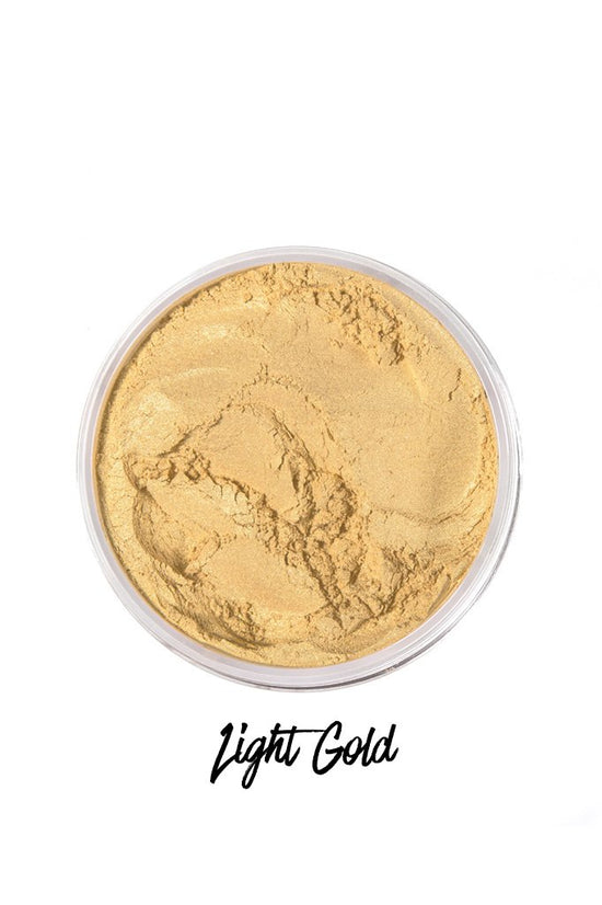 Melanie Mills Hollywood Gleam Radiant Dust Shimmering Loose Powder for Face & Body - Light Gold Mini 1.5g