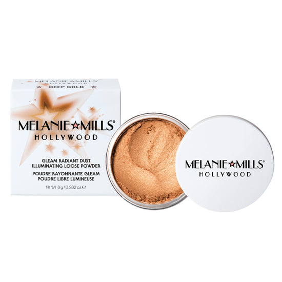 Melanie Mills Gleam Radiant Dust Shimmering Loose Powder for Face & Body