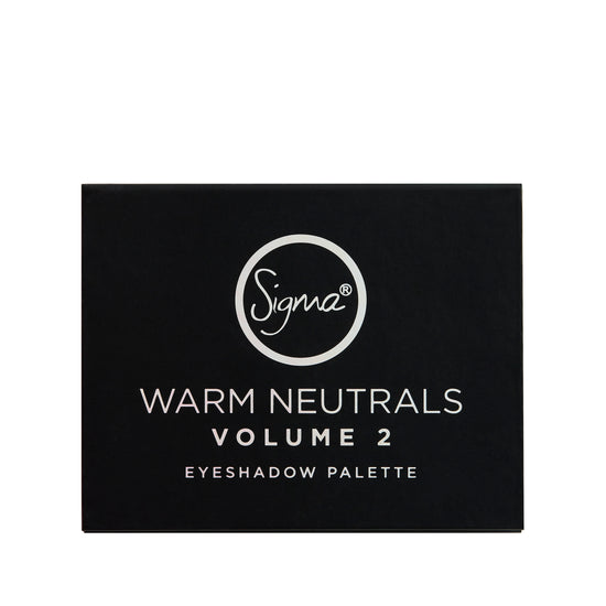 Sigma Beauty Warm Neutrals Volume 2 Eyeshadow Palette