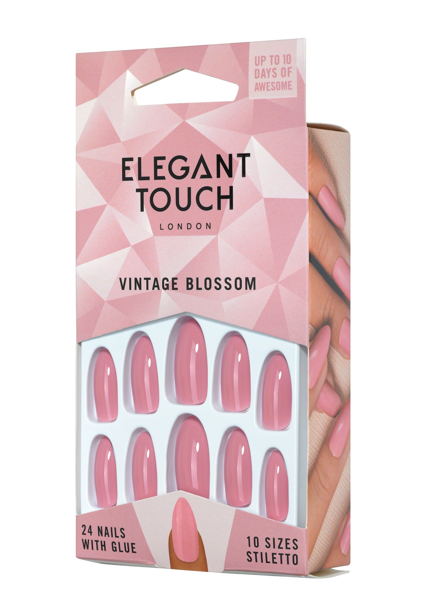 Elegant Touch Polished Core Nails - Vintage Blossom