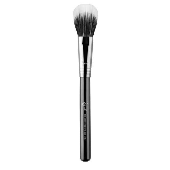 Sigma Beauty F15 Duo Fibre Powder/Blush Brush - Black/Chrome