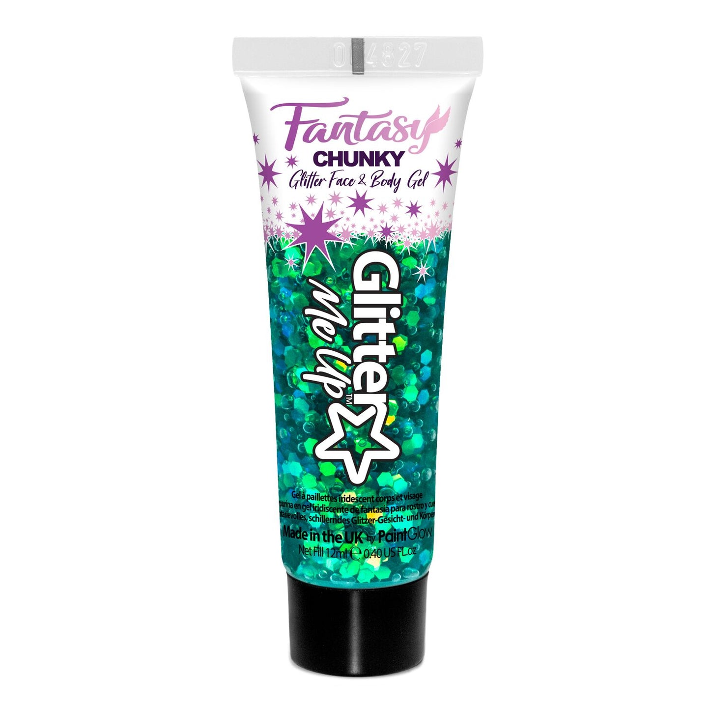 PaintGlow Fantasy Iridescent Chunky Glitter Gels, 12ml