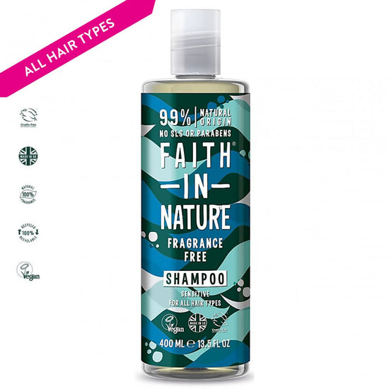Faith in Nature Fragrance Free Natural Shampoo, 400ml
