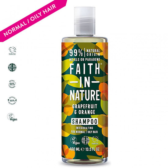 Faith in Nature Grapefruit & Orange Natural Shampoo, 400ml