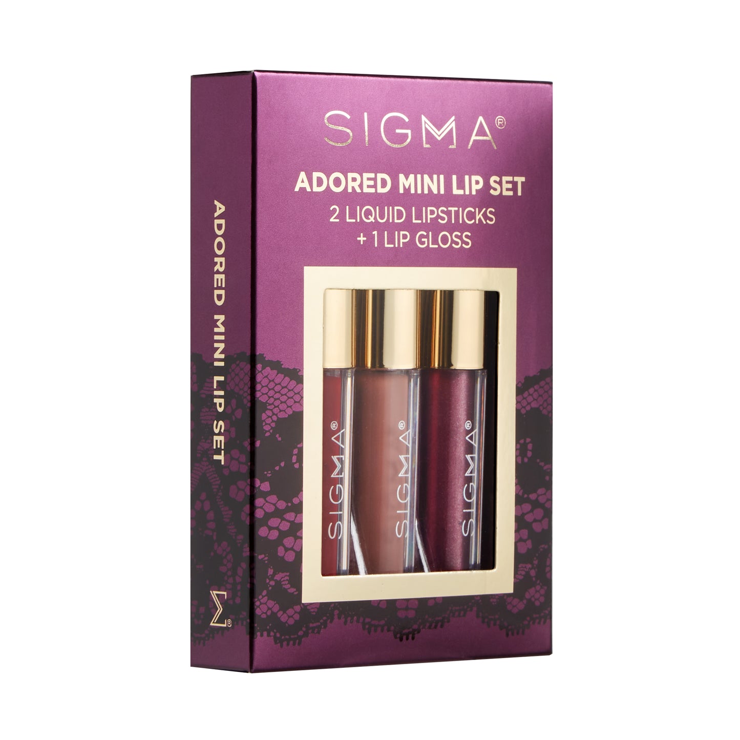 Sigma Beauty Magnifique Holiday Collection Adored Mini Lip Set