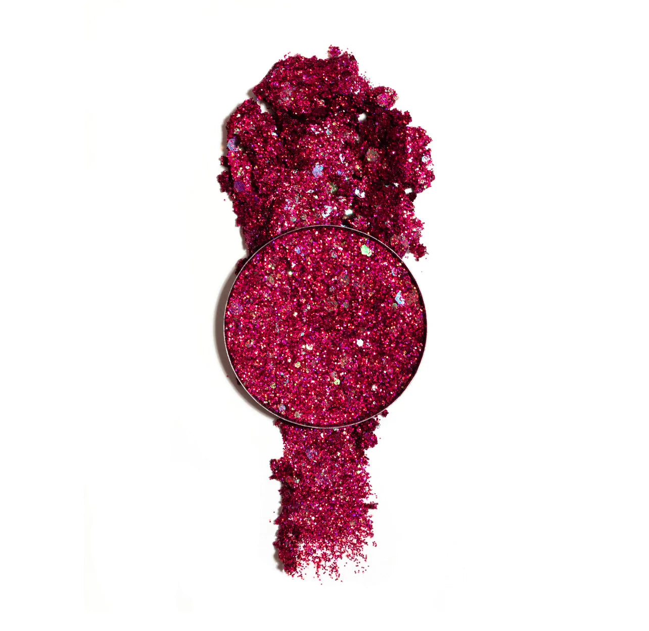 With Love Cosmetics Crushed Diamonds Pressed Glitter - Hot Pink