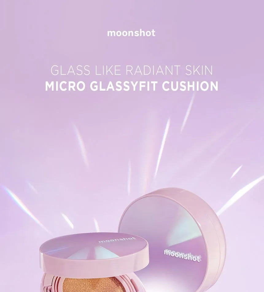 Moonshot Micro Glassyfit Cushion SPF50+ PA**** 301 Honey 15g