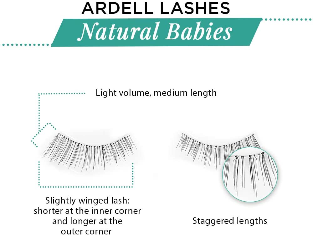 Ardell Natural Lashes Multipack Babies, Black