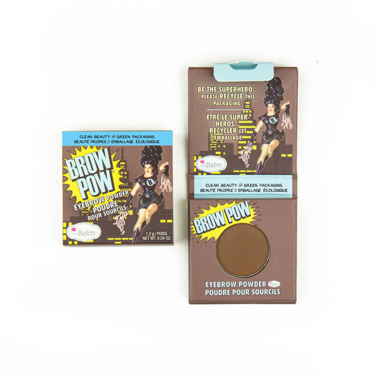 theBalm Clean and Green BROW POW® Eyebrow Powder Light Brown 1.2g