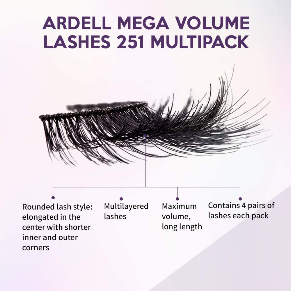 Ardell Mega Volume Lashes 4 Pack 251