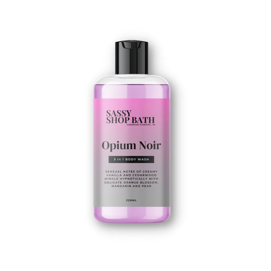 Sassy Shop Bath 220ml 3 in 1 Wash - Opium Noir