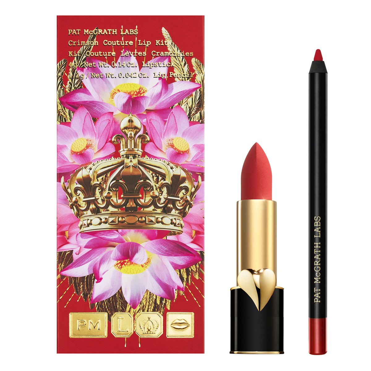 Pat McGrath Crimson Couture Lip Kit, Limited Edition