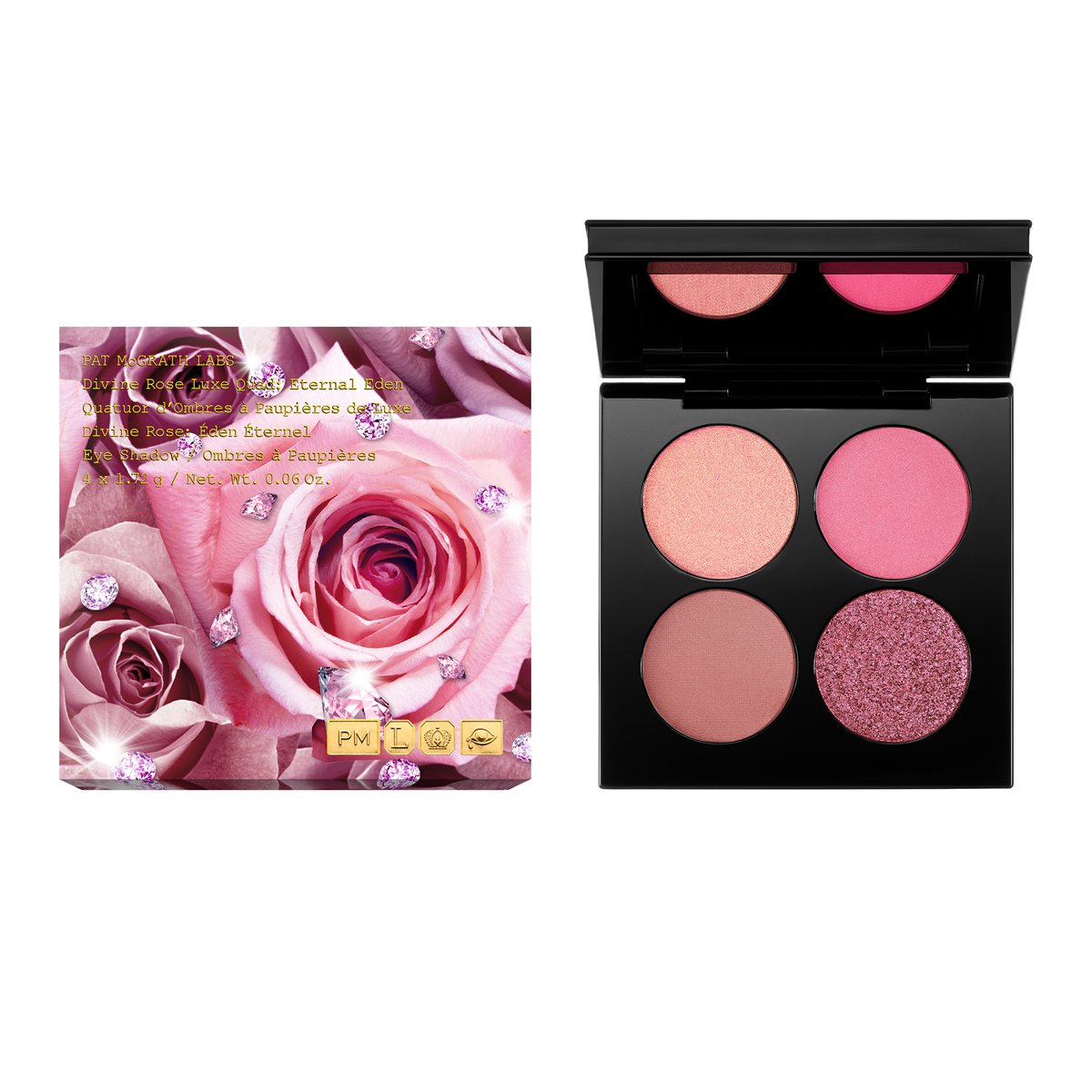 Pat McGrath Divine Rose Luxe Quad Eyeshadow Palette: Eternal Eden