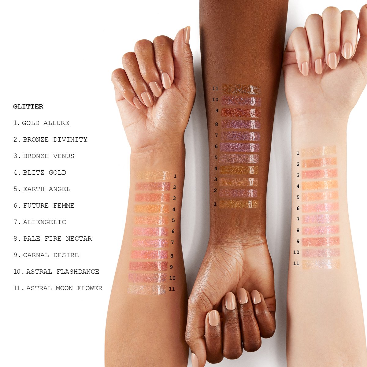 Pat McGrath Lust: Gloss Lip Gloss - Astral Moon Flower (Periwinkle Blue with Iridescent Pearl)