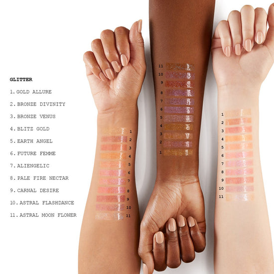 Pat McGrath Lust: Gloss Lip Gloss - Astral Moon Flower (Periwinkle Blue with Iridescent Pearl)