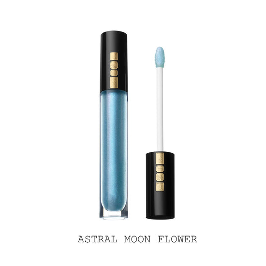 Pat McGrath Lust: Gloss Lip Gloss - Astral Moon Flower (Periwinkle Blue with Iridescent Pearl)