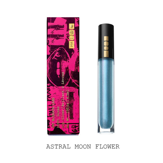 Pat McGrath Lust: Gloss Lip Gloss - Astral Moon Flower (Periwinkle Blue with Iridescent Pearl)