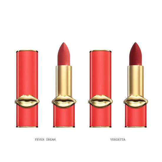 Pat McGrath Obsessive Opulence: MatteTrance Lipstick Duo Iconic Illumination: Fever Dream + Vendetta