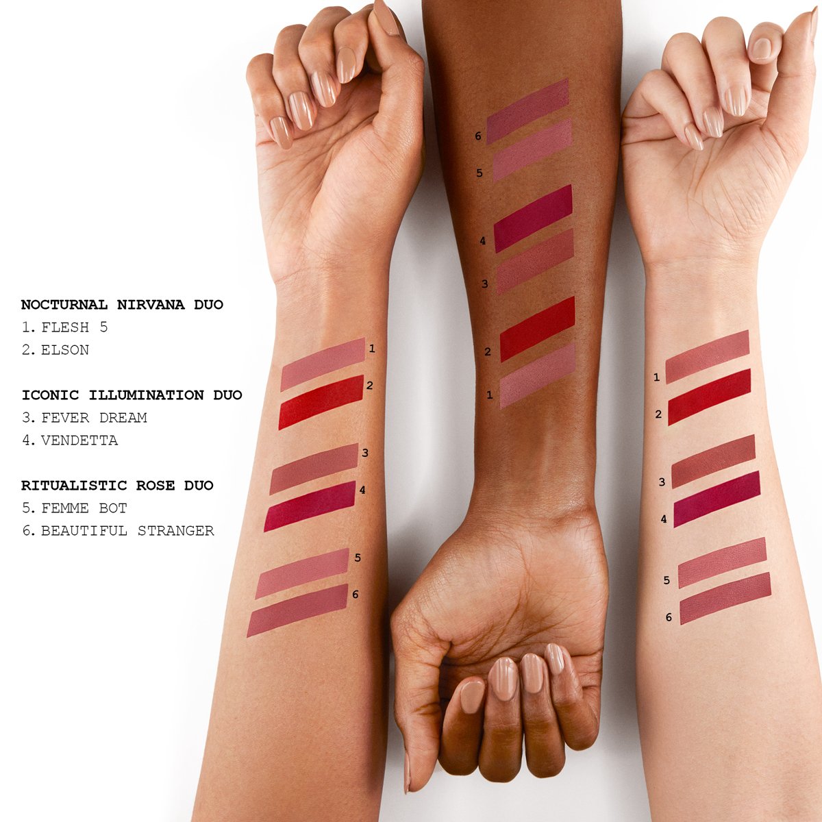 Pat McGrath Obsessive Opulence: MatteTrance Lipstick Duo Iconic Illumination: Fever Dream + Vendetta