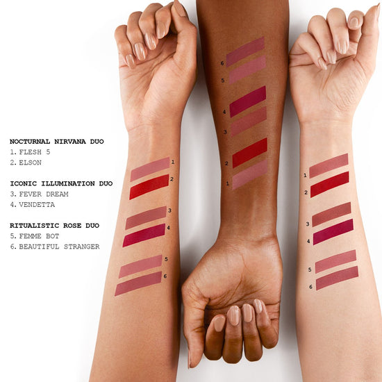 Pat McGrath Obsessive Opulence: MatteTrance Lipstick Duo Iconic Illumination: Fever Dream + Vendetta