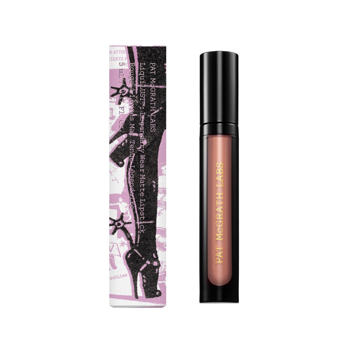 Pat McGrath LIQUILUST™: Legendary Wear Matte Lipstick - Nude Cabaret (Soft Beige Peach)