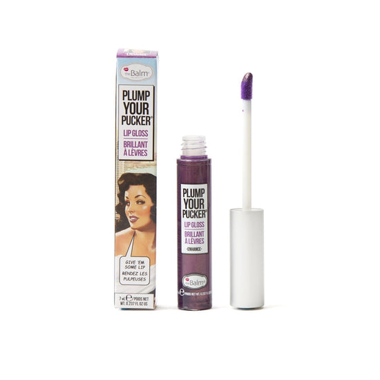 theBalm cosmetics PLUMP YOUR PUCKER® Lip Gloss Enhance - Shimmering Violet
